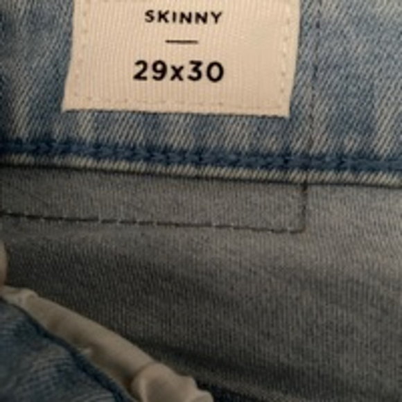 Pacsun Denim Blue Skinny Women's Jeans Size 29x30 - Picture 3 of 5